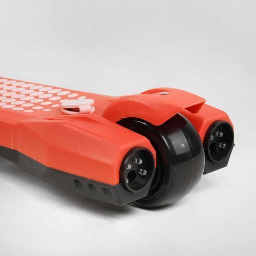 Самокат трехколесный LT-12857 Best Scooter с парогенератором складной руль, ЗВУК МАШИНЫ, ДЫМ, СВЕТ, пластмассовый, колеса PU 120х35мм, в коробке 267982 фото