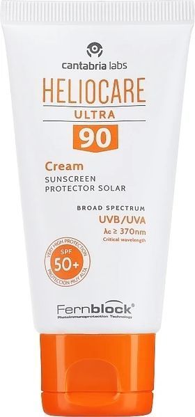 Сонцезахисний крем SPF90+ для нормальної та сухої шкіри HELIOCARE ULTRA CREAM SPF90+ CANTABRIA, 50 мл CANT19803 фото