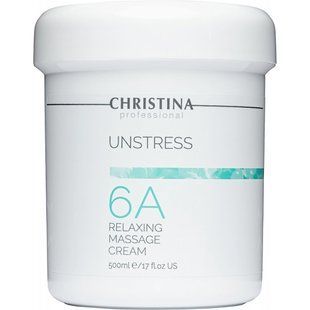 Расслабляющий массажный крем (шаг 6a) Christina Unstress Relaxing Massage Сream 500 мл CHR775 фото