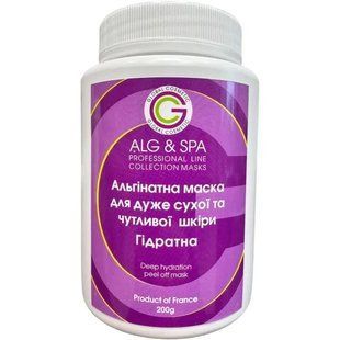 Альгінатна гідратна маска для дуже сухої та чутливої шкіри Deep Hydration Peel Off Mask ALG & SPA, 25г ALG012-25 фото
