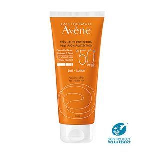 Авен сонцезахисне молочко для чутливої шкіри SPF 50+ Avene Very High Protection Lotion SPF50+, 100 мл 539578 фото