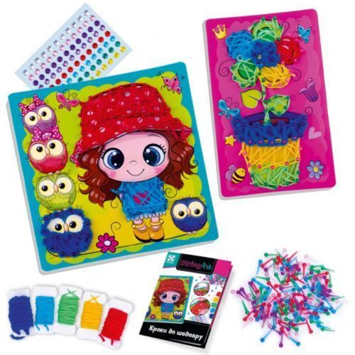 Набір для творчості Vladi Toys cтрінг арт. Сонячна прогулянка.VT4501-20 (укр) 246271 фото