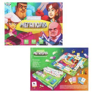Настольная игра "Мегаполия Premium", укр 163488 фото