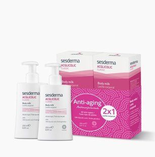 Sesderma Зволожуюче молочко для тіла Acglicolic Body Milk 2шт*200 мл Acglicolic Body Milk фото