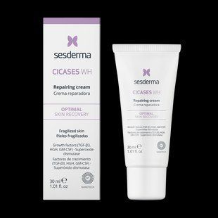 Сесдерма Cicases WH Эпителизирующий восстанавливающий крем SesDerma Cicases WH repairing cream 30 мл 40008529 фото