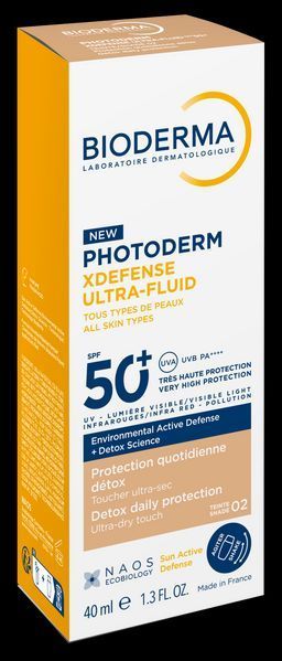 Биодерма Фотодерм XDefense Икс Дефенс тональный ультрафлюид SPF50+ тон 02 40мл 2956627246 фото