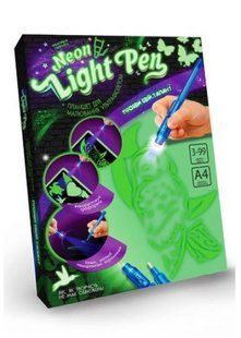 Набор креативного творчества "Neon Light Pen" Сова (укр) 51218 фото