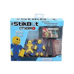 Ігровий набір для анімаційної творчості STIKBOT - СТУДІЯ (2 фігурки, штатив) 241858 фото