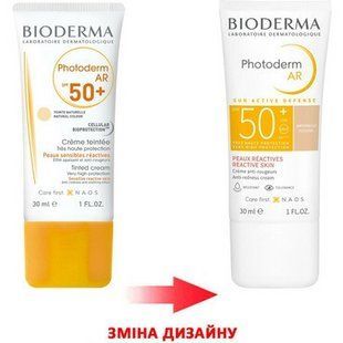 Биодерма Фотодерм Солнцезащитный тональный крем Bioderma Photoderm AR SPF 50+ Tinted Sun Cream, 30 мл 28565W фото