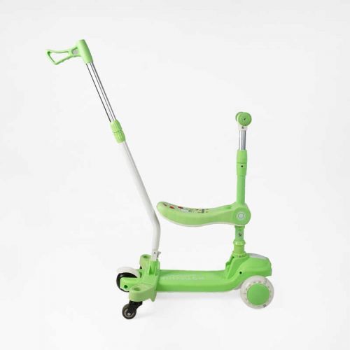 Самокат 5в1 "Skyper" колеса PU 125х40мм со светом, укр озвучивание и подсветка платформы, с ДОП. КОЛЕСАМИ, защитный бампер, в коробке 268018 фото