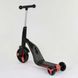 Самокат 3в1 (1) Best Scooter, самокат-велобег-велосипед, КРАСНЫЙ, свет, 8 мелодий, колёса PU, переднее колесо d=20см, задние d=11см 269086 фото 5
