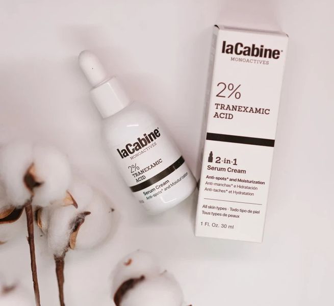 Увлажняющая крем-сыворотка против пигментных пятен MONOACTIVE 2% TRANEXAMIC ACID SERUM-CREAM LaCabine, 30 мл LACA005 фото