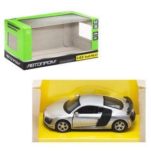 Машинка "Audi R8 GT" з серії "Автопром", сірий 147345 фото