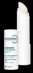 Биодерма Атодерм питательный стик для губ Bioderma Atoderm Stick L&egrave;vres 4 г 28098А фото