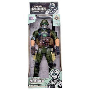 Ігрова фігурка "Солдат. JUNGLE WAR", 31 см, ЗЕЛЕНИЙ (ВИД 3) 287137 фото