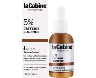 Зволожувальна крем-сироватка для контуру очей Caffeine 5% Solution 2 in 1 Serum Cream LaCabine, 30 мл 3024933646 фото