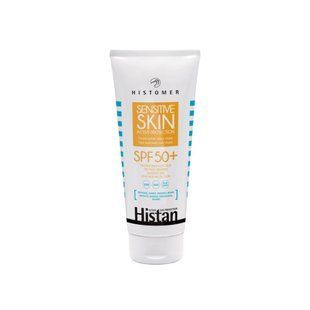 Солнцезащитный крем для чувствительной кожи лица и тела Sensitive Skin Active Protection SPF 50+ HISTOMER, 200 мл H127 фото