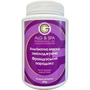 Альгинатная омолаживающая маска Французский парадокс French Paradox Peel off Mask ALG & SPA, 200г ALG005-200 фото