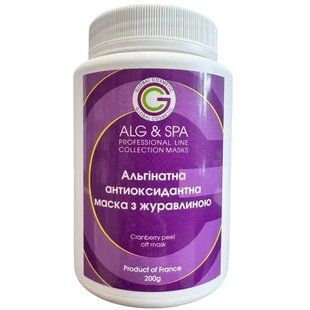 Альгінатна маска з журавлиною Cranberry Peel Off Mask ALG & SPA, 25г ALG029-25 фото