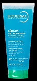 Биодерма Себиум Очищающий Гель Bioderma Sebium purifying cleansing foaming gel 100 мл 28666В фото