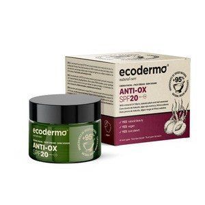 Антиоксидантний крем з екстрактом сливи какаду і морских водоростей Anti-Ox SPF20 Ecoderma, 50 мл MAPD-02217 фото