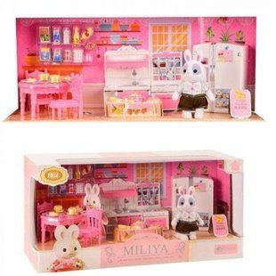 Игрушечный набор с флоксовыми животными "Miliya: Кухня" 228094 фото