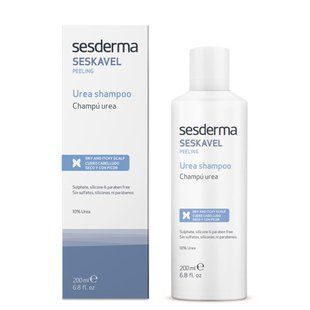 Очисний шампунь із сечовиною SeSDerma Seskavel Peeling Urea Shampoo 200 мл 40003526 фото