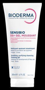 Біодерма Сенсібіо DS+ очищуючий гель від себорейного дерматиту Bioderma Sensibio DS+ gel 200 мл 28713А фото