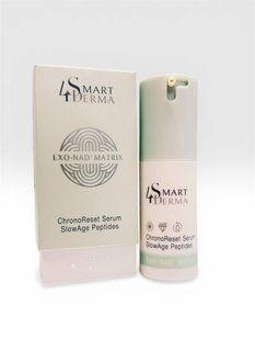 Smart4Derma ChronoReset Serum SlowAge Peptides Інтенсивна SOS СИРОВАТКА з екзосомами та NAD, 30 мл 752 фото