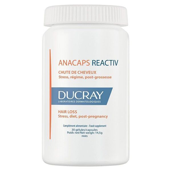 Дюкре Анакапс Реактив Капсули для зміцнення волосся й нігтів Ducray Anacaps Reactiv Complement alimentaire 30 254310 фото