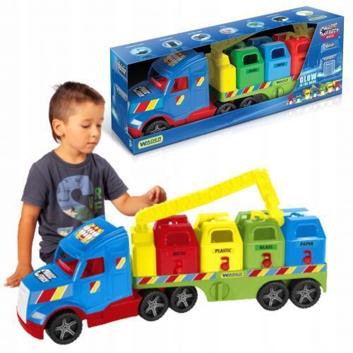 Машинка-гігант "Magic Truck Basic" сміттєвоз 79 см 248465 фото
