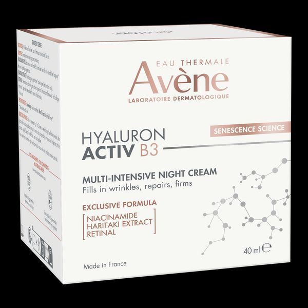 Авен Гіалурон Актив В3 Крем нічний мульти-інтенсивний Avene Hyaluron Activ B3 Cr&egrave;me multi-intensive nuit, 40 мл new 3169809129 фото