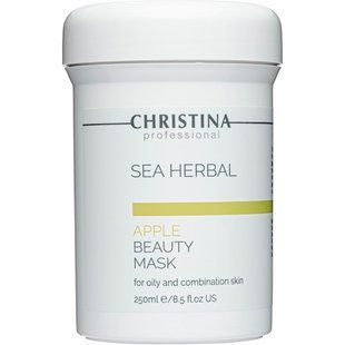 Яблочная маска для жирной и комбинированной кожи Christina Sea Herbal Beauty Mask Green Apple 250 мл CHR057 фото