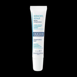 Дюкрэ Керакнил восстанавливающий бальзам для губ Ducray Keracnyl Repair Lip Balm, 15мл new 3282770395716 фото